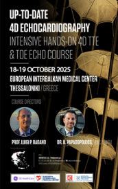 Up-To-Date 4D Echocardiography: Intensive Hands-On 4D TTE and TOE Echo Course