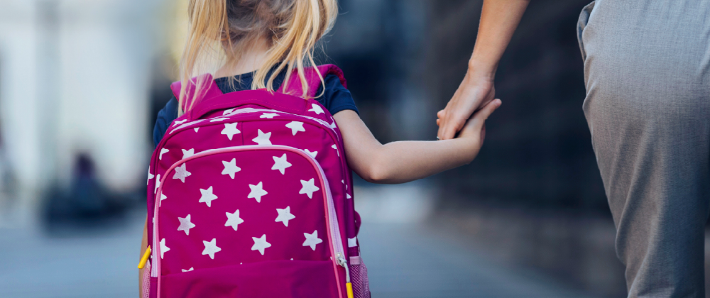 School bag and spine